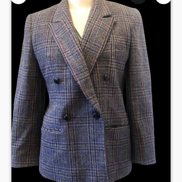 Vintage tweed Giorgio Sant’ Angelo 100% wool blazer - Picture 5 of 13